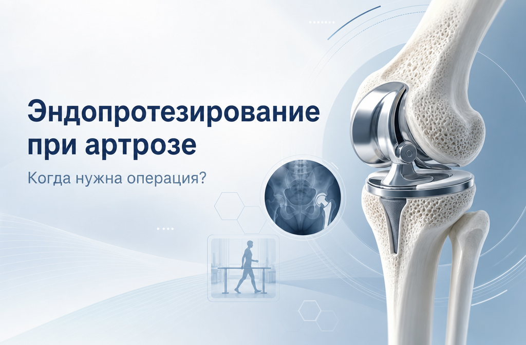 Эндопротезирование при артрозе: когда нужна операция?